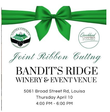 Bandit's Ridge Winery  Ribbon Cutting