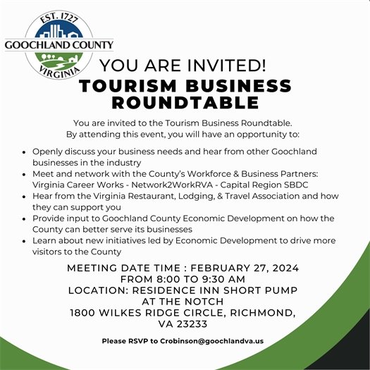 Tourism Roundtable Event