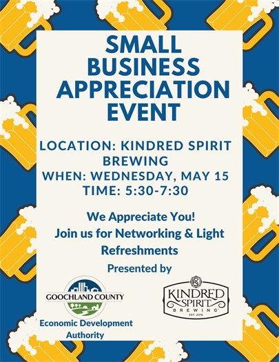 Small Business Appreciation Event Flyer