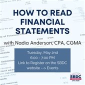 How to read financial statements graphic