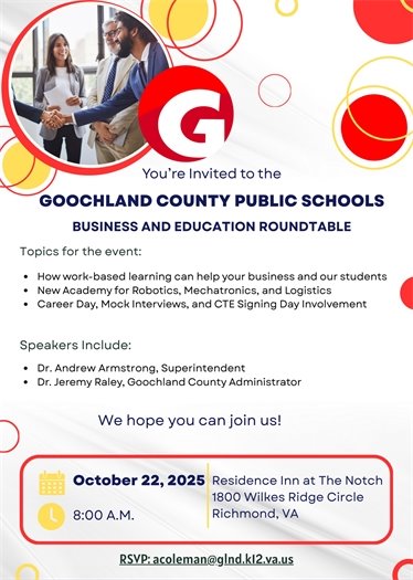 Business & Education Roundtable Invite