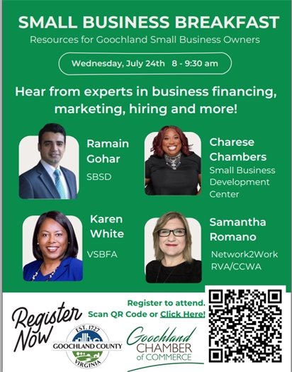 Small Business Breakfast Flyer