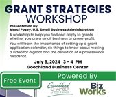 Grant Strategies Workshop Flyer