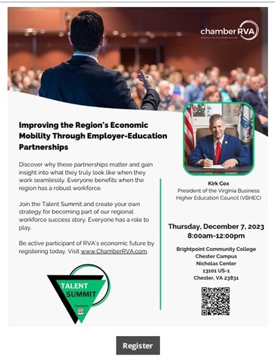 ChamberRVA event flyer