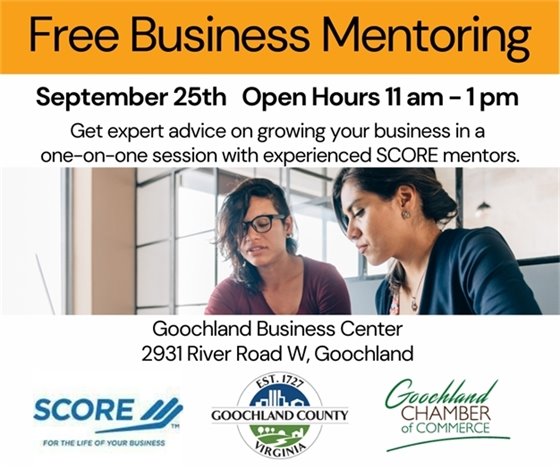 Free Business Mentoring  Flyer