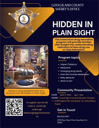 Hidden in Plain Sight Event Flyer