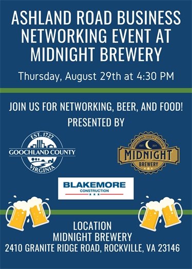 Image of Ashland Road Networking Event Flyer