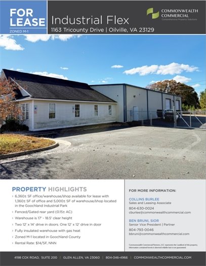 1163 Tricounty Drive property flyer