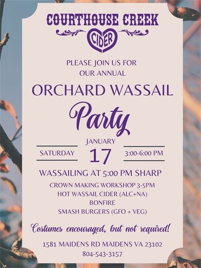Courthouse Creek Wassail Party